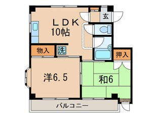 日興ハイツの物件間取画像